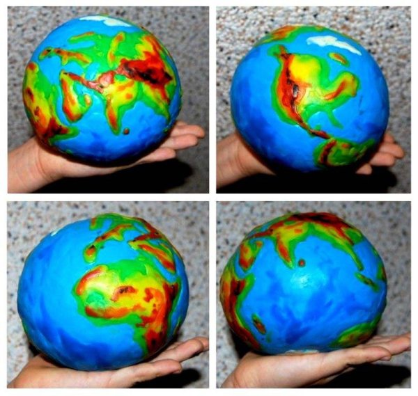 Как сделать глобус своими руками из бумаги. Мастерим макет Земли