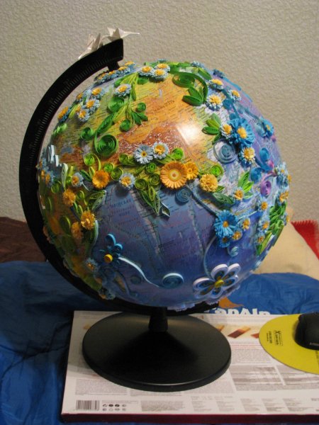 Как сделать модель Земли из пластилина?