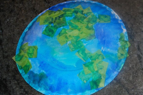 Поделка земля голубая Планета