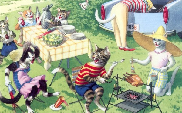 Альфред Майнзер кошки