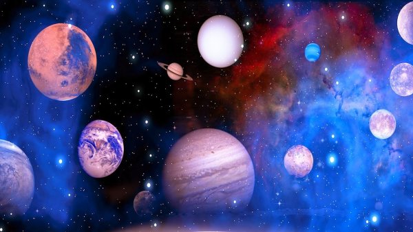 Иллюстрация планет астрология