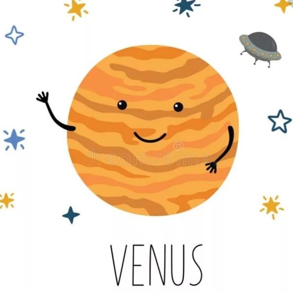 Венера Планета мультяшная