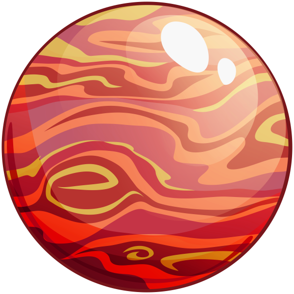 Мультяшные планеты без фона