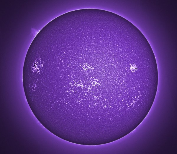 Фиолетовое солнце