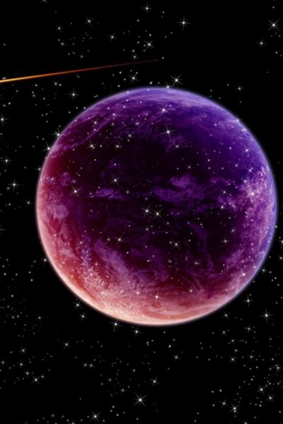 Темно фиолетовая Планета