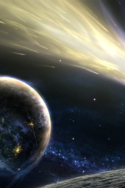 Космос звезды планеты