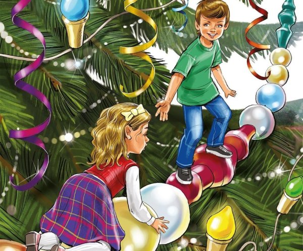 Приключения у новогодней ёлки новогоднее представлене