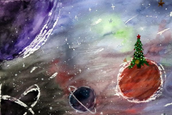 Новый год в космосе