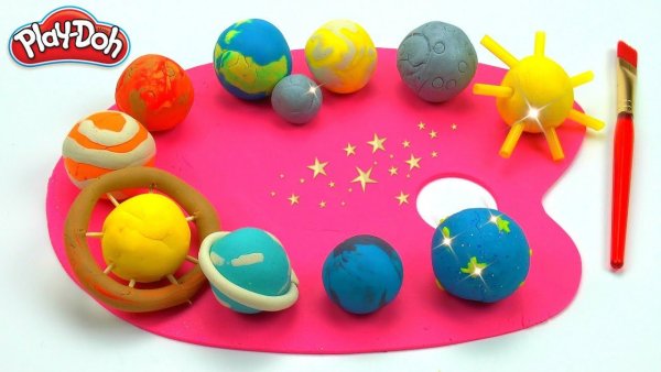 Планеты из пластилина