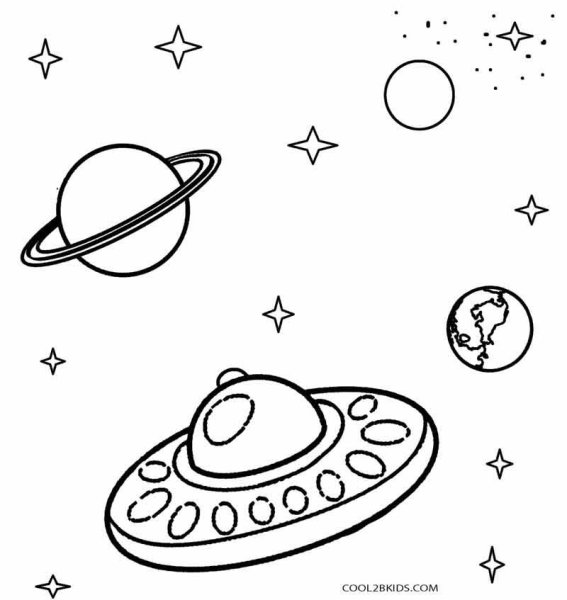 Планеты для раскрашивания для детей