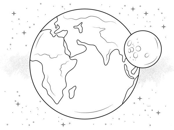 Планеты раскраска