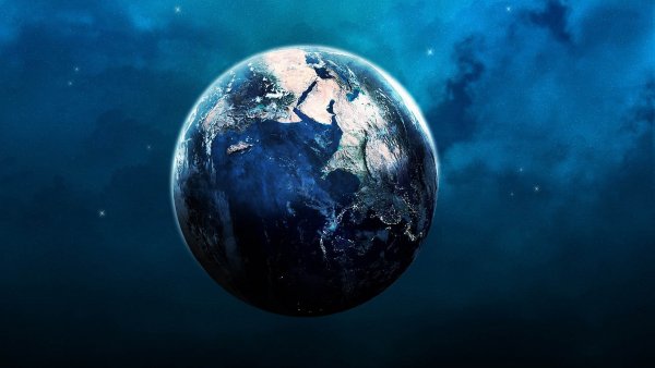 Планета земля синяя