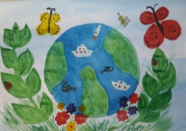 Зелёная ПЛАНЕТАГЛАЗАМИ детей