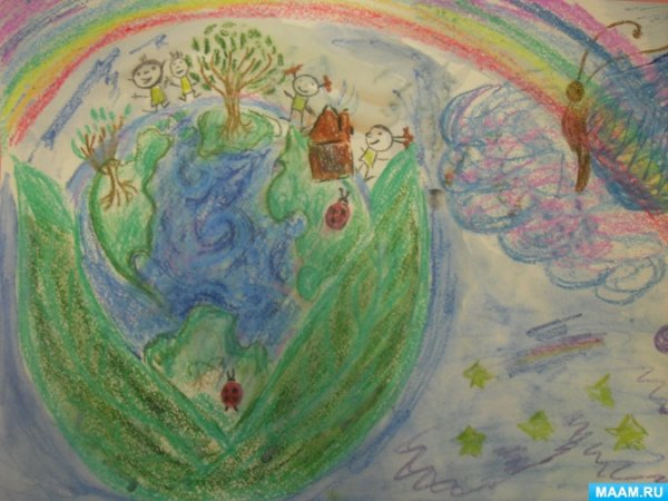 Зеленая Планета рисунки детей