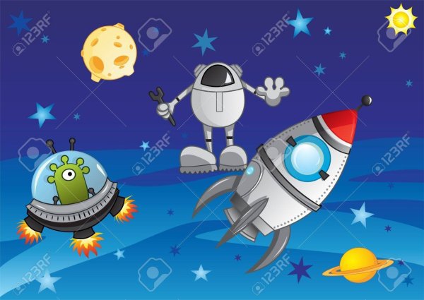 Билет на космический корабль для детей