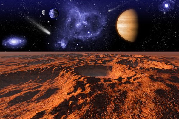 Космос земля Марс