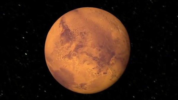 Марс вид из космоса