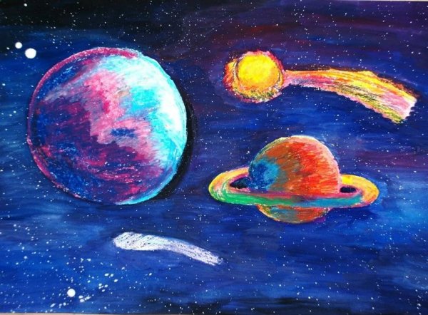 Рисунок на тему космос