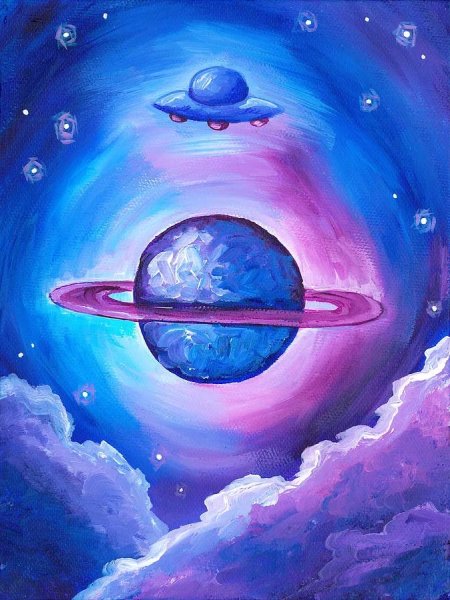 Рисунок на тему космос