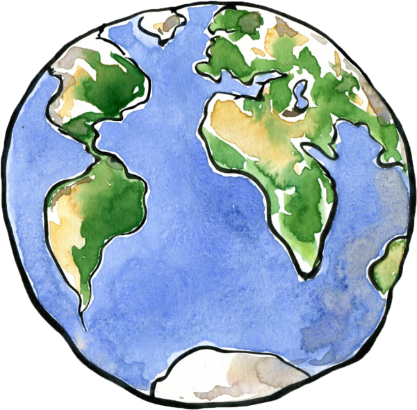 Нарисовать планету земля