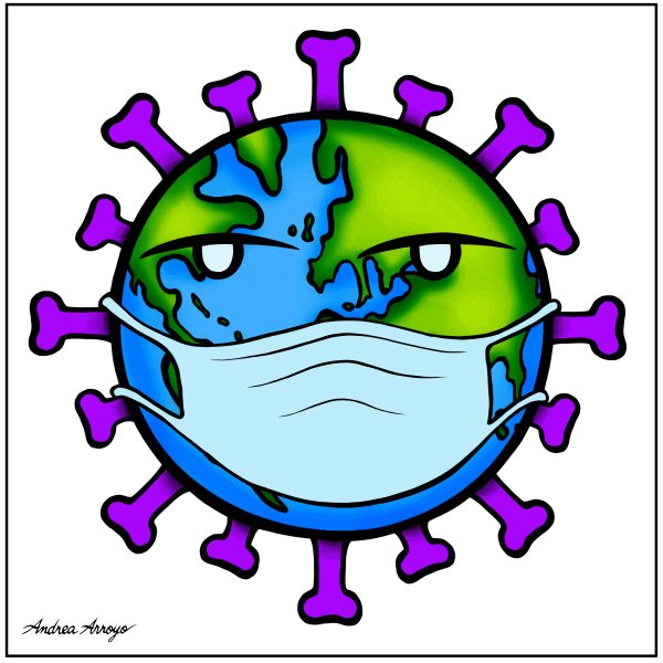 Рисунок коронавируса