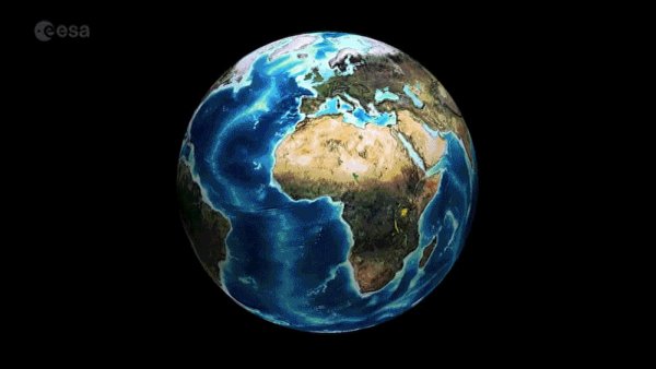 Вращение земли анимация