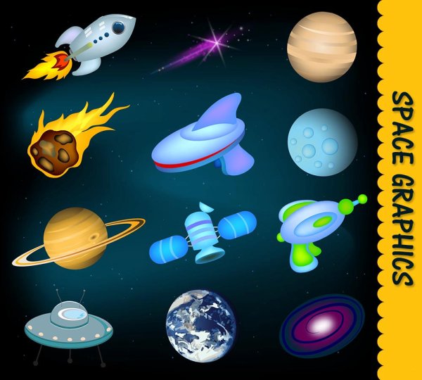 Планеты космос для дошкольников