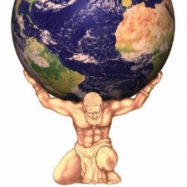 Атлас держит землю