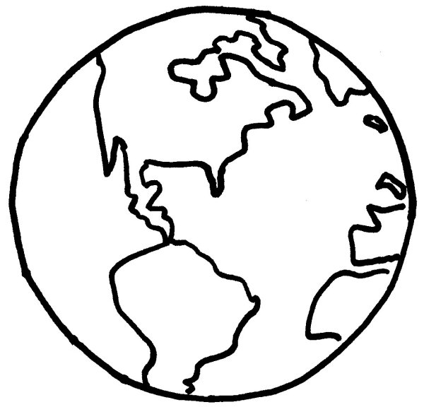 Планета земля раскраска