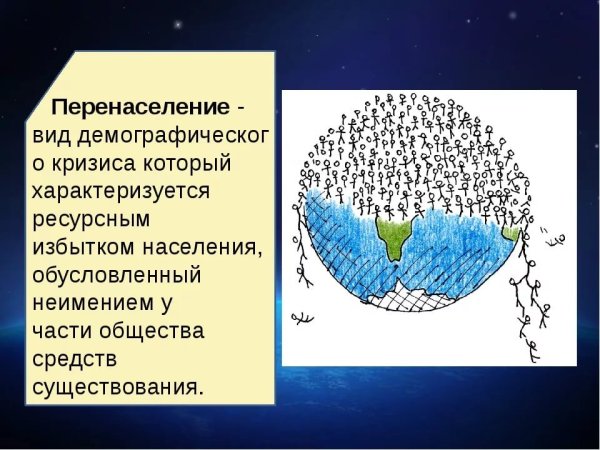 Перенаселение презентация