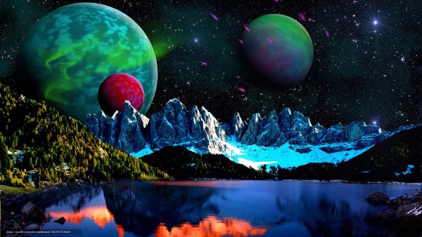 Пейзаж неизвестной планеты