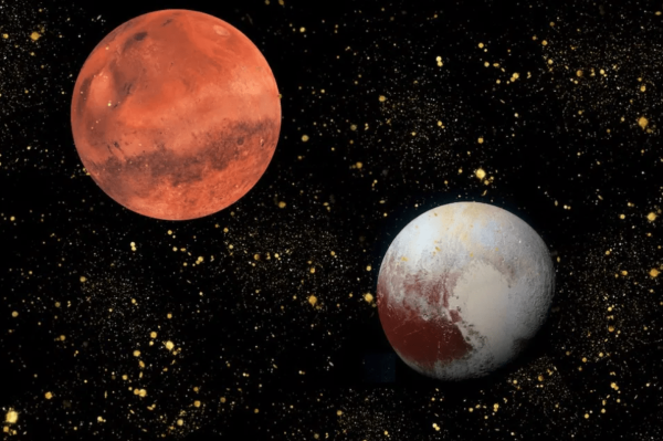 Планета Венера и Плутон