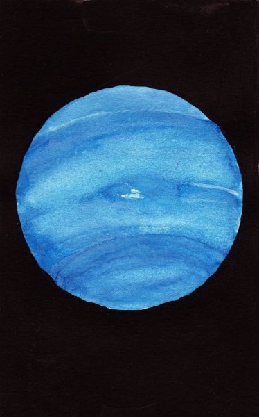 Нарисовать планету Нептун