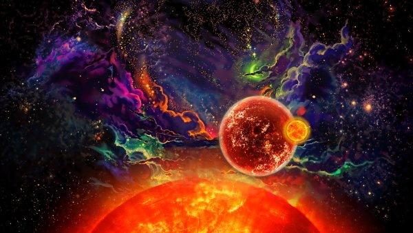 Яркий космос