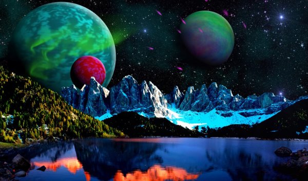 Красочные планеты