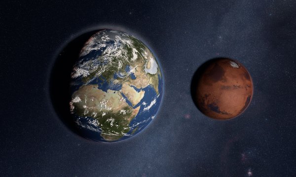 Планеты земной Марс