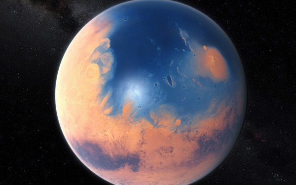 Марс 4 миллиарда лет назад