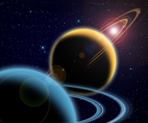 Планета Сатурн и Уран
