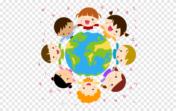 Дети на земном шаре