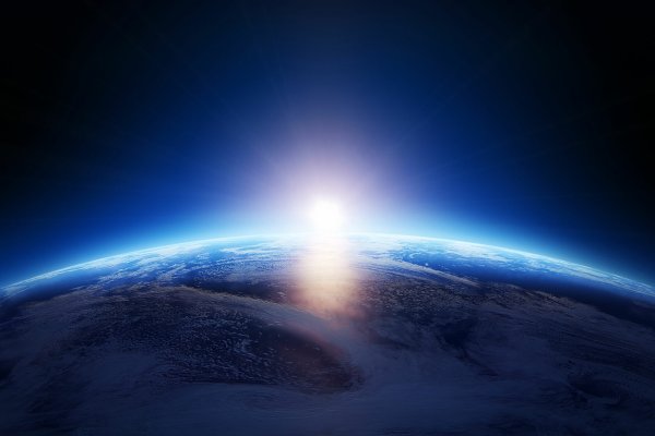 Рассвет в космосе