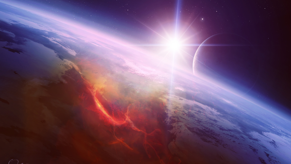 Рассвет над планетой