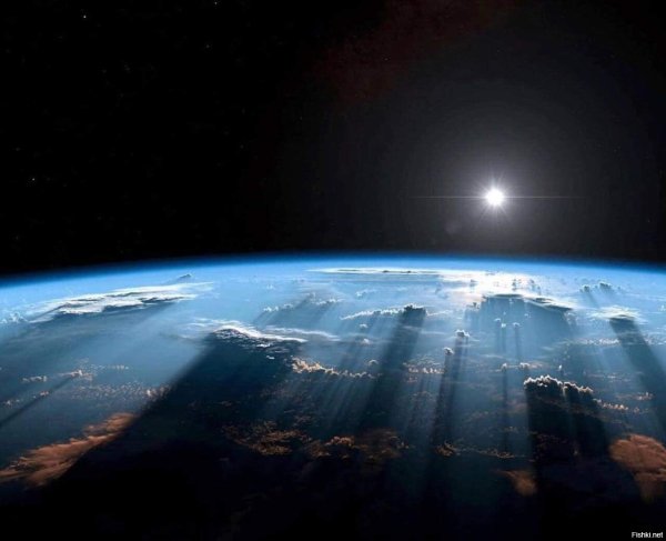 Земля сверху из космоса