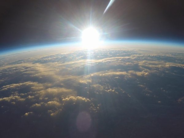 Над планетой земля