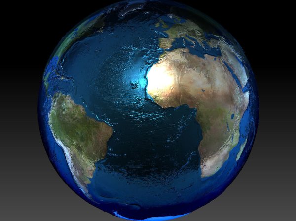 Earth model 3d Max