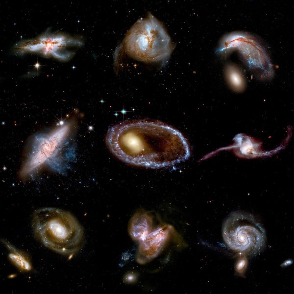 Сатурн в телескоп Хаббл