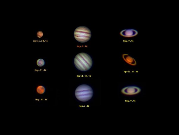 Планеты в телескоп