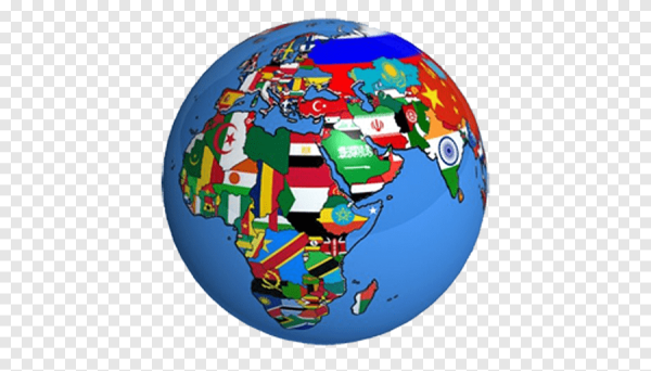 Глобус со странами