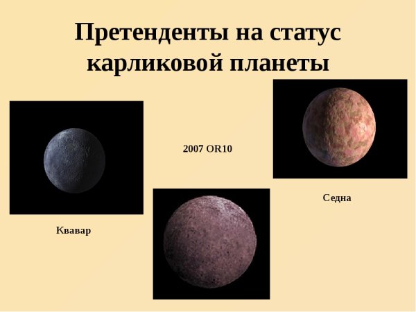 Карликовая Планета 2007 or10