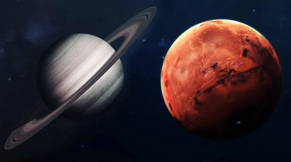 Марс и Сатурн