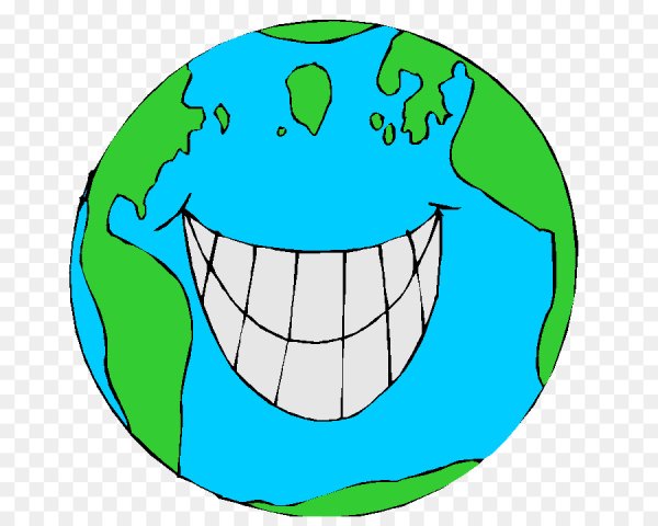 Планета земля улыбается